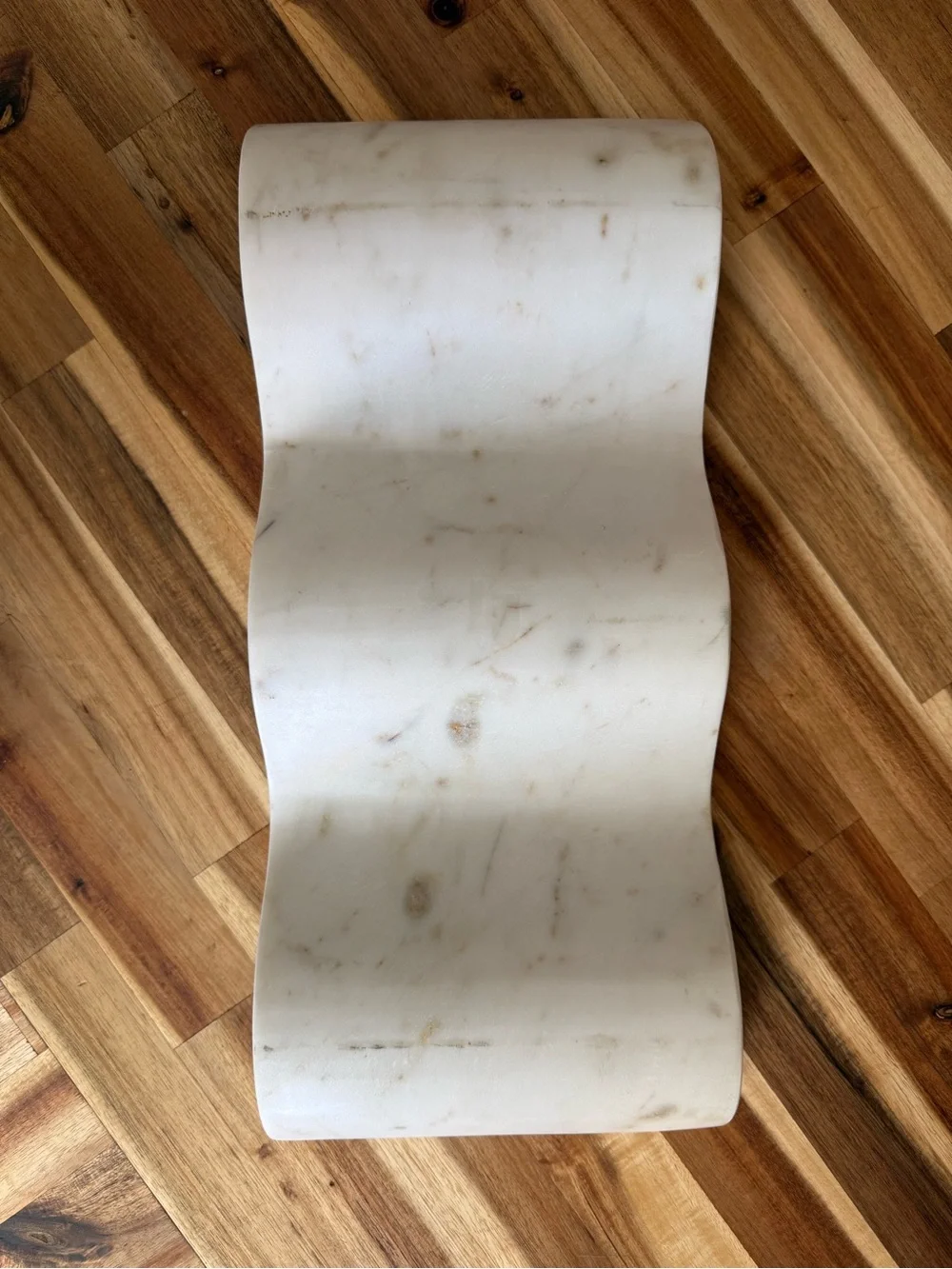 RARE Anthropologie Robin Marble Wine Bottle Holder